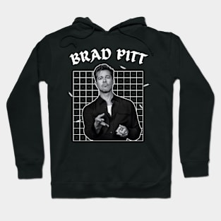 Brad pitt --- 90s aesthetic Hoodie